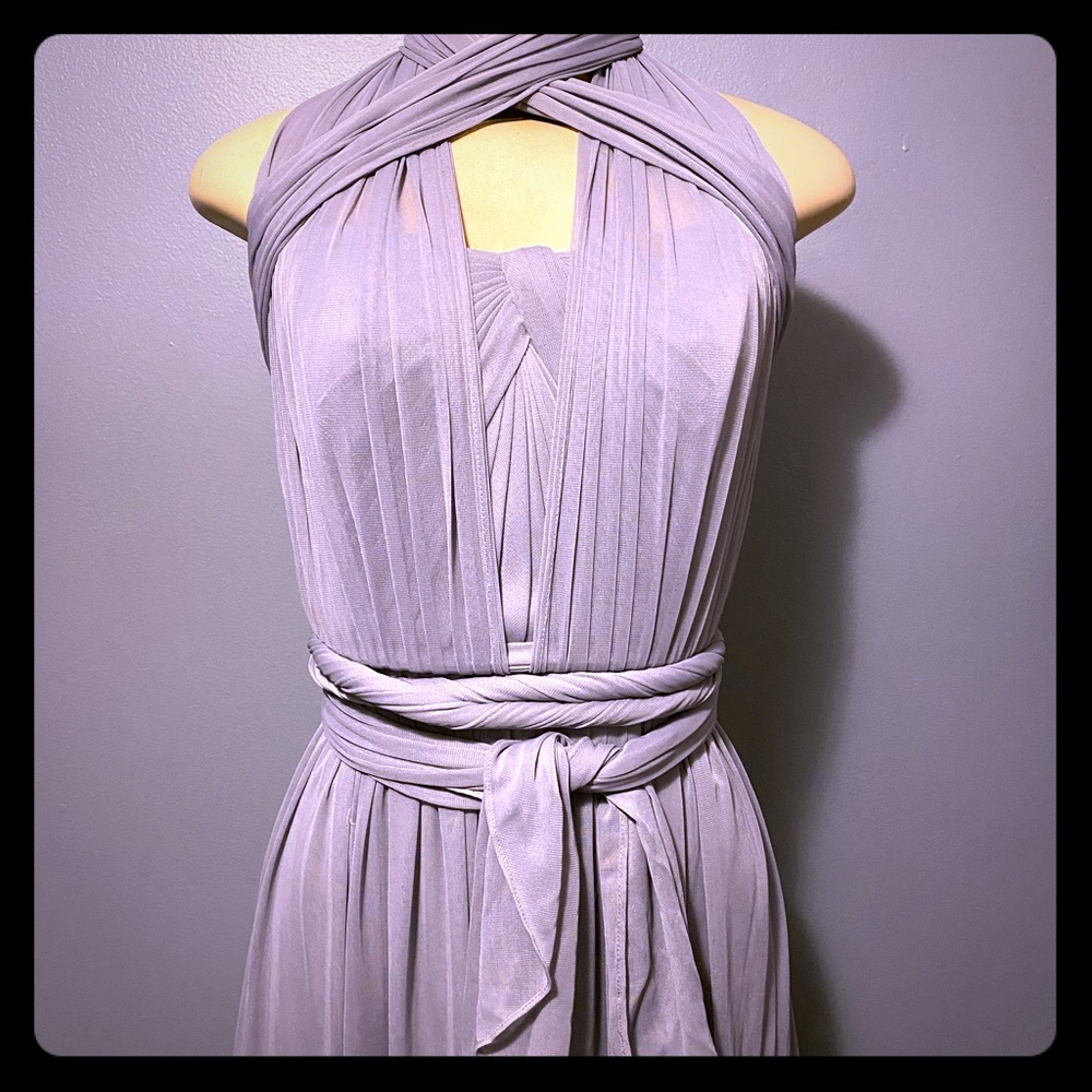 Versa convertible mesh dress extra length